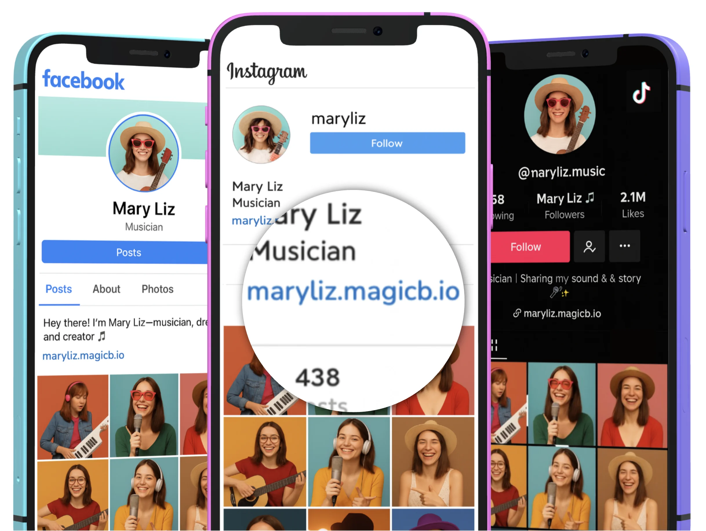 MagicBio AI | Your AI Bio Link for Instagram, Tiktok, and Facebook